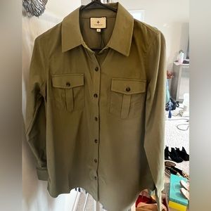 Tuckernuck Olive Steele Shirt NWT Small